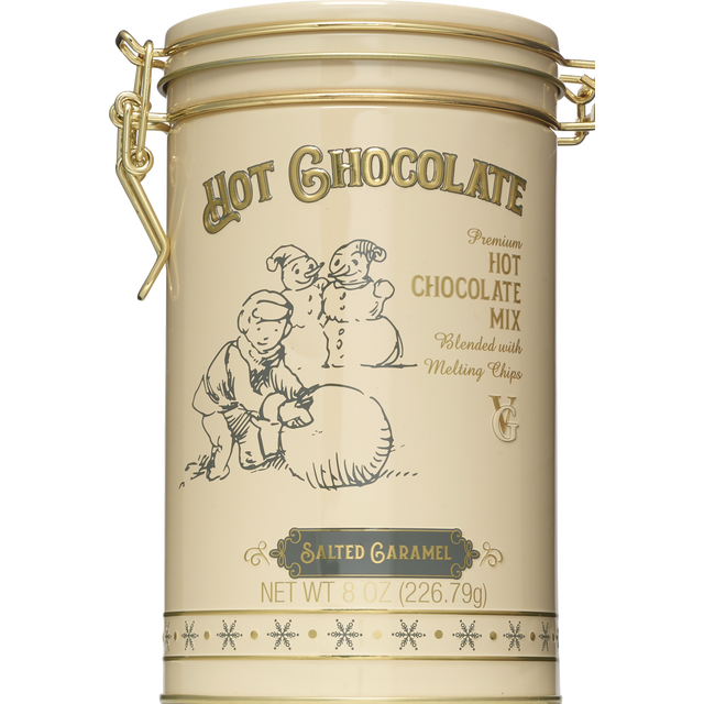 slide 1 of 1, IQ ACCESSORIES INC Chocolate Hot Chocolate Snowman Tin, 10 Oz., 1 ct