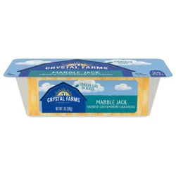 Crystal Farms Marble Jack Cracker Cuts 24 Slices - 7 oz
