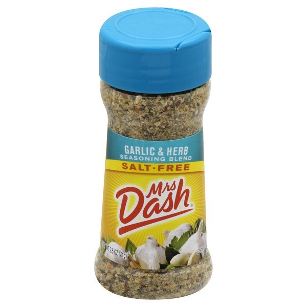 slide 1 of 1, Mrs. Dash Mrs Dash Garlic & Herb Salt Free, 2.5 oz