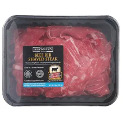 Bertolino Foods Shaved Steak Beef Rib 16 oz