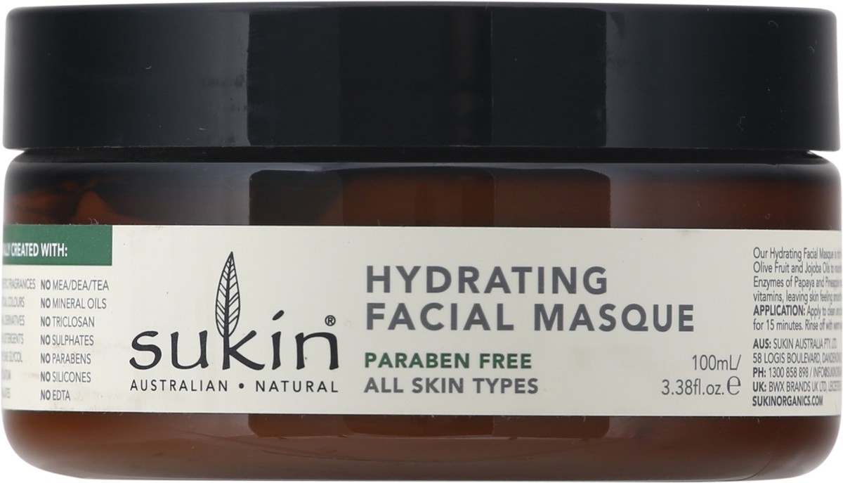 slide 7 of 13, Sukin Signature Hydrating Facial Masque 3.38 fl oz, 3.38 fl oz