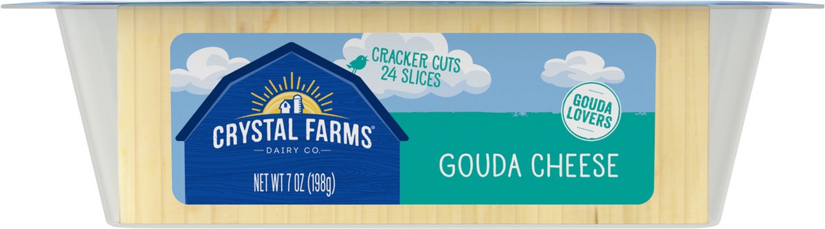 slide 4 of 10, Crystal Farms Gouda Chs Crkr Cut, 7 oz
