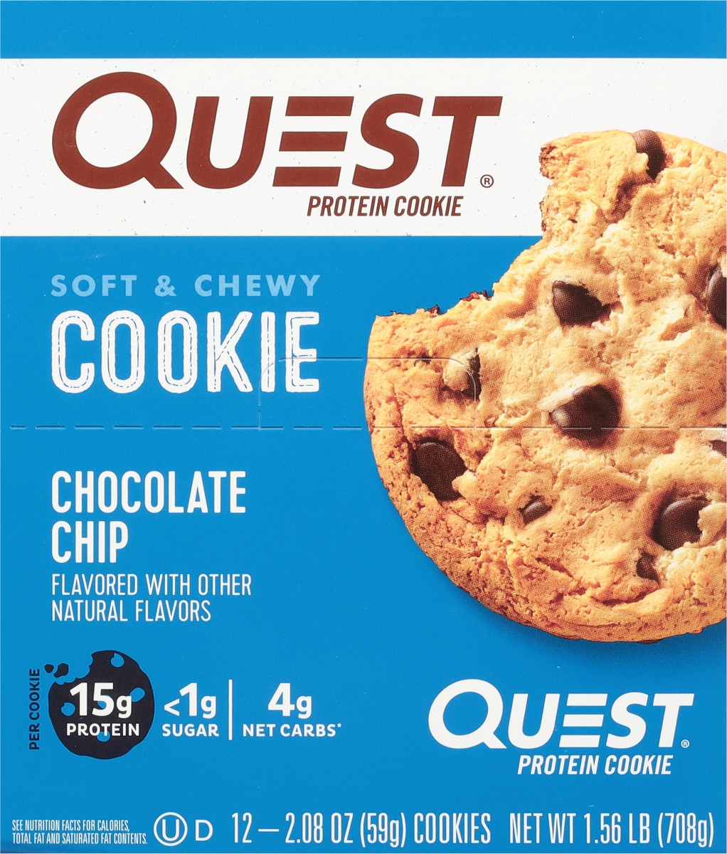 slide 6 of 9, Quest Protein Cookie, 12 ct