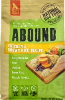 slide 1 of 1, Abound Chicken & Brown Rice Recipe Dog Food, 4 lb
