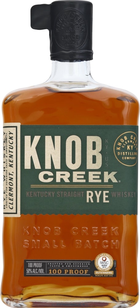 slide 1 of 1, Knob Creek Kentucky Bourbon Rye Whiskey, 750 ml