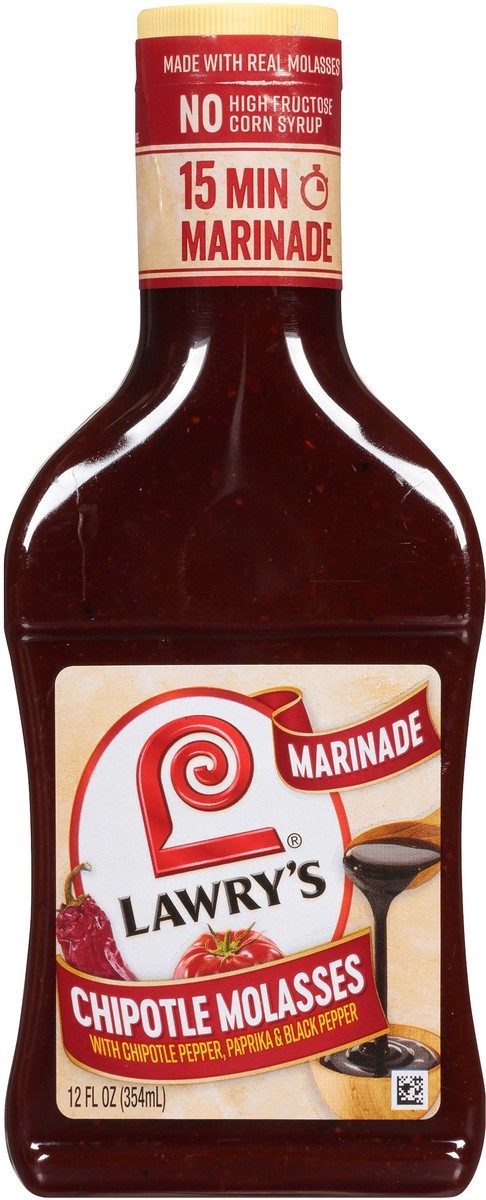 slide 5 of 8, Lawry's Marinade Chipotle Molasses, 12 fl oz