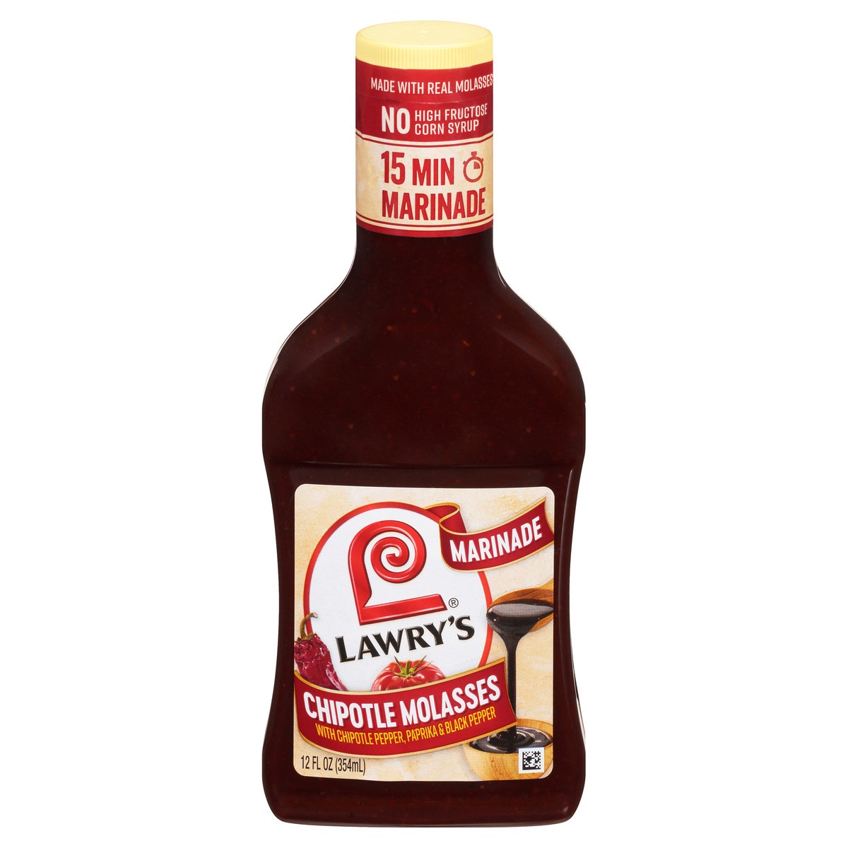 slide 1 of 8, Lawry's Marinade Chipotle Molasses, 12 fl oz