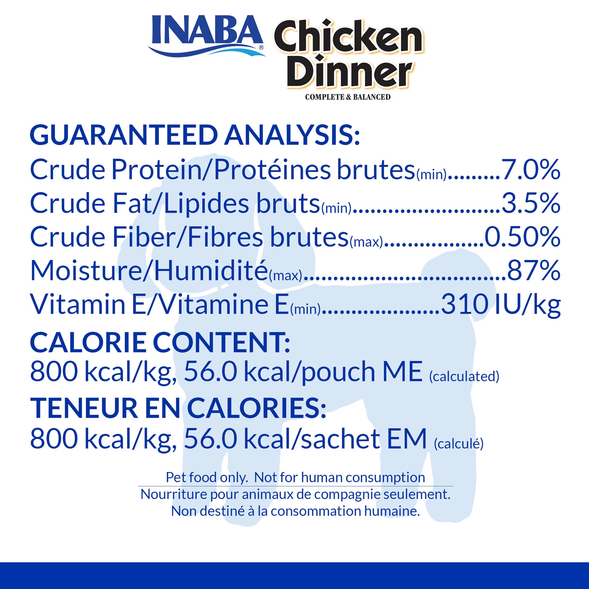 slide 3 of 6, Inaba Chicken Dinner For Dog, Complete & Balanced, Soft, Smooth Pâté Dog Food, 2.4 oz. Pouch, 5 Pouches, Beef & Vegetables Variety, 5 ct