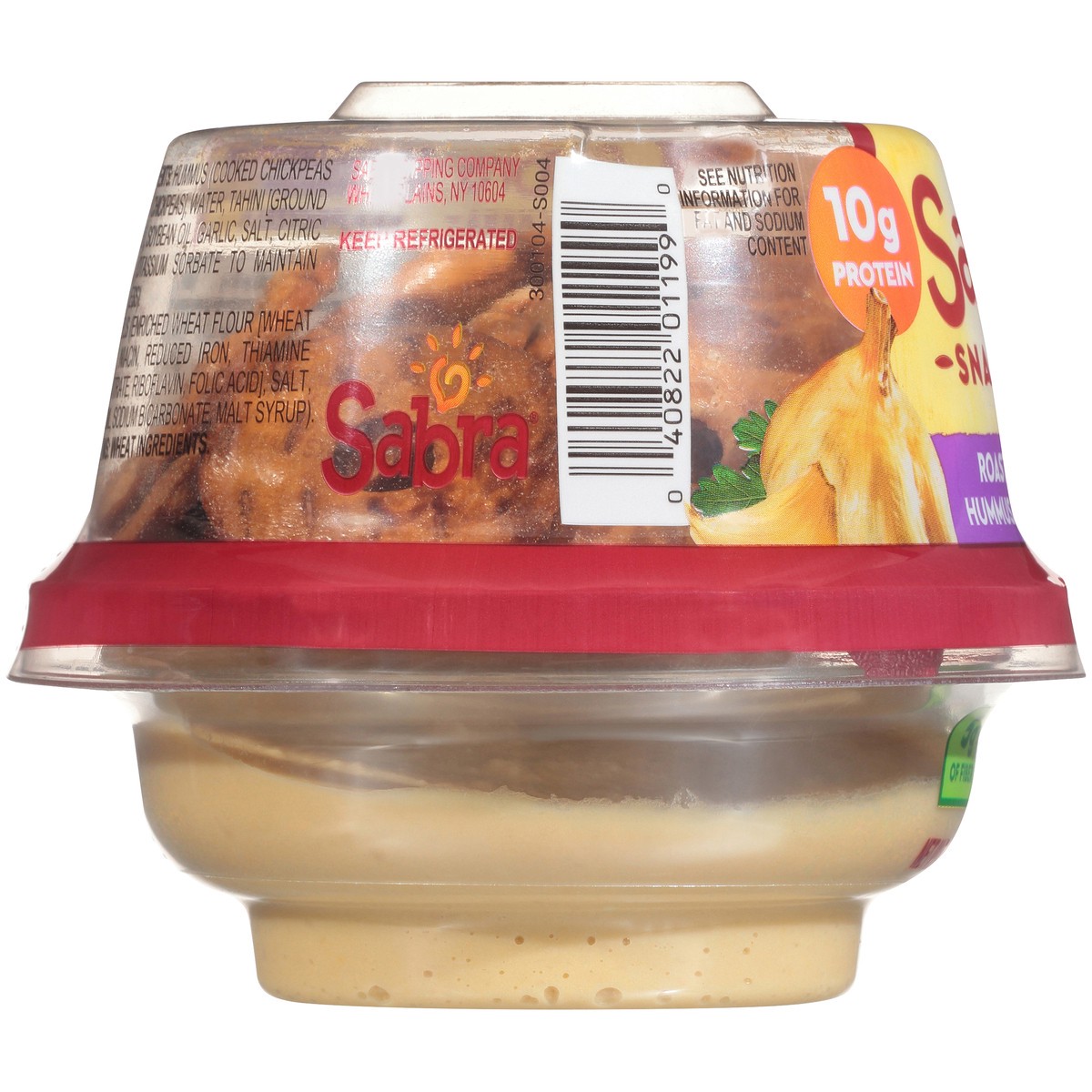 slide 3 of 9, Sabra Roasted Garlic Hummus With Pretzels Snacker - 4.56oz, 4.56 oz