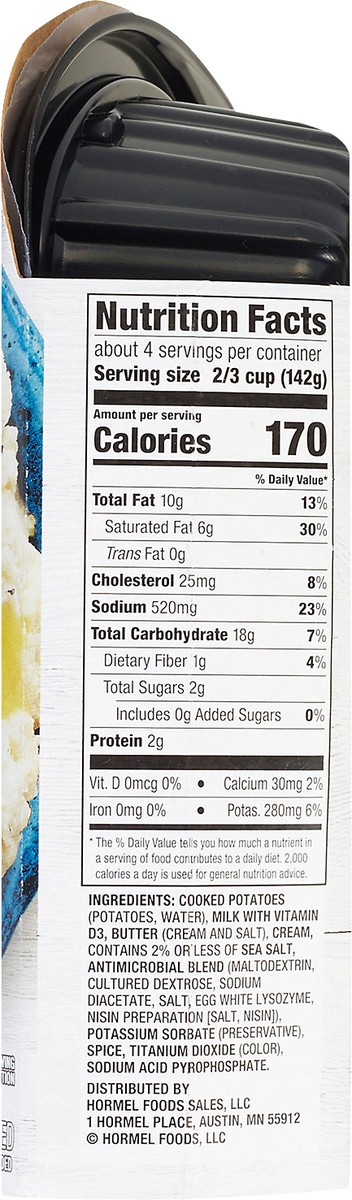 slide 4 of 9, Hormel Homestyle Mashed Potatoes 20 oz. Tray, 24 oz