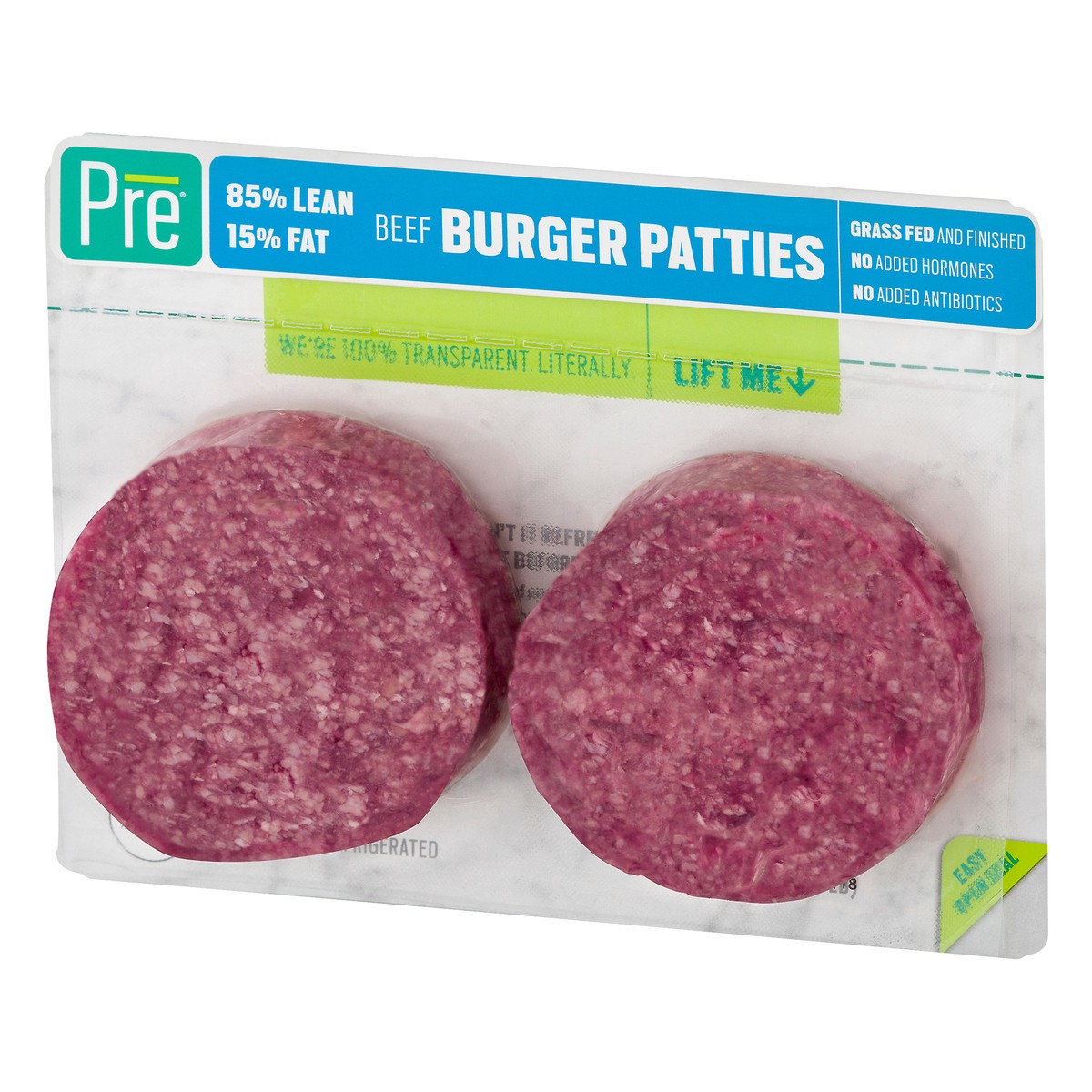 slide 4 of 12, Pre Beef Burger Patties 10.7 oz, 10.7 oz