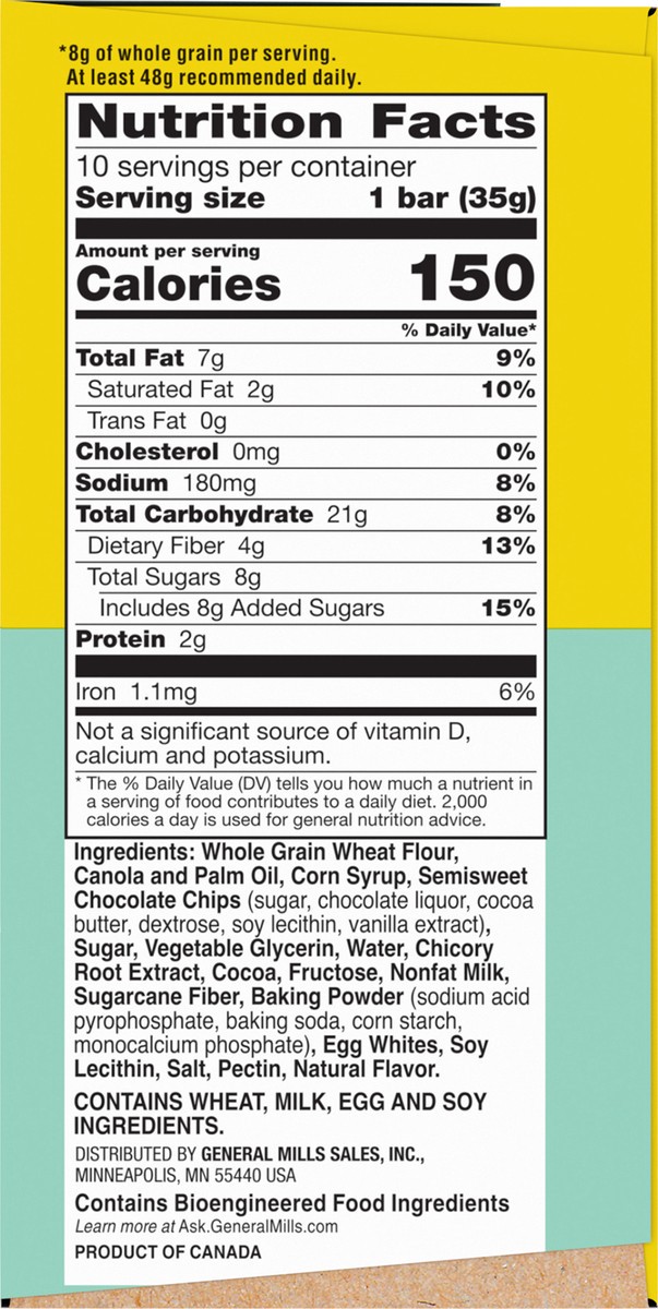 slide 6 of 13, Nature Valley Soft Baked Muffin Bars, Double Chocolate Chip, Made With Whole Grain- 10 ct, 10 ct
