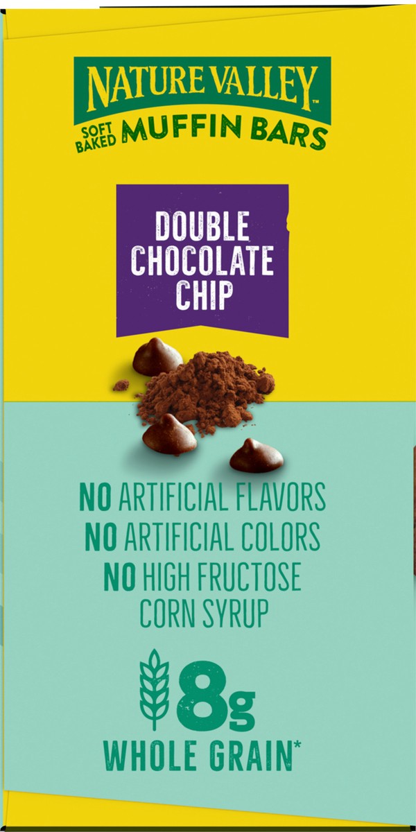 slide 5 of 13, Nature Valley Soft Baked Muffin Bars, Double Chocolate Chip, Made With Whole Grain- 10 ct, 10 ct