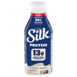 Silk Soy Milk High Protein Original 48 fl oz