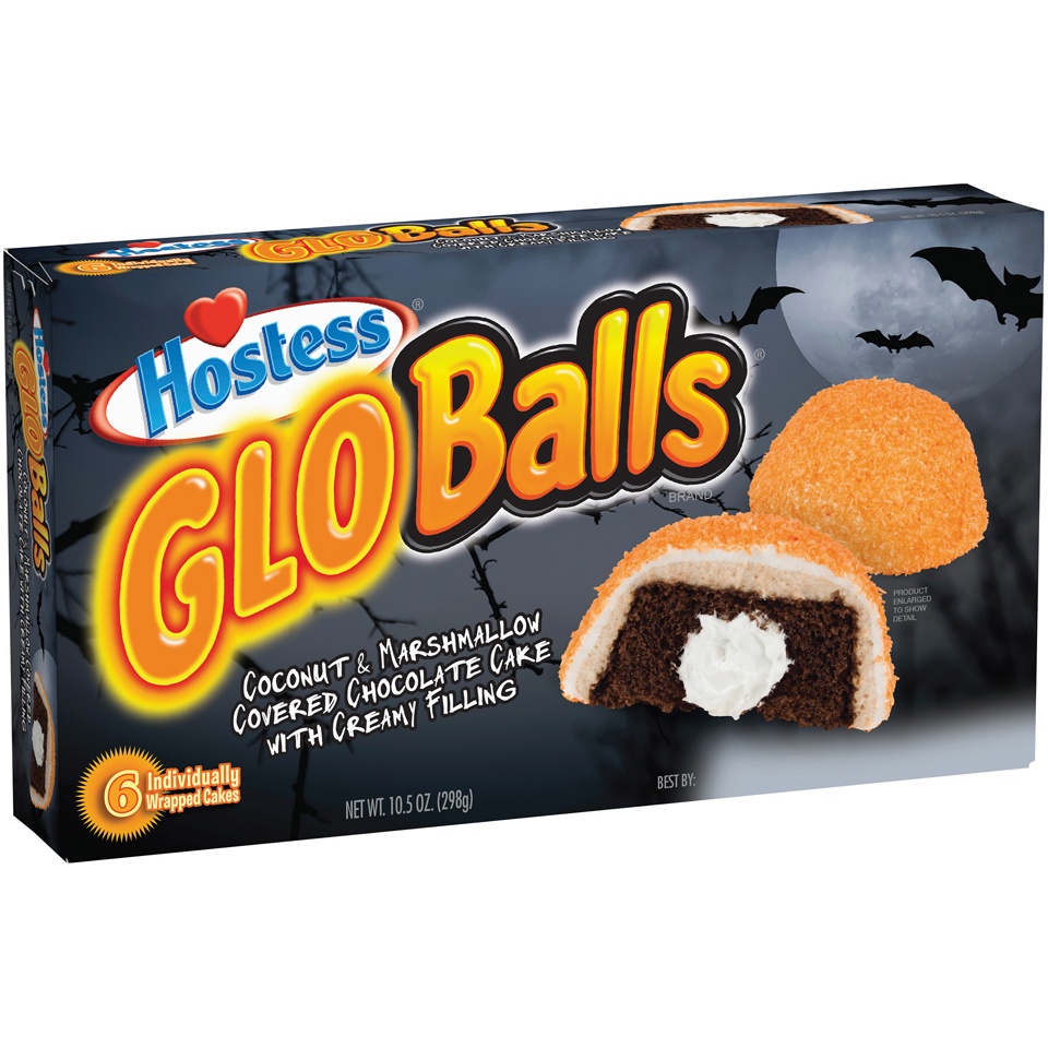 slide 1 of 6, Hostess Glo Balls, 6 ct; 1.75 oz