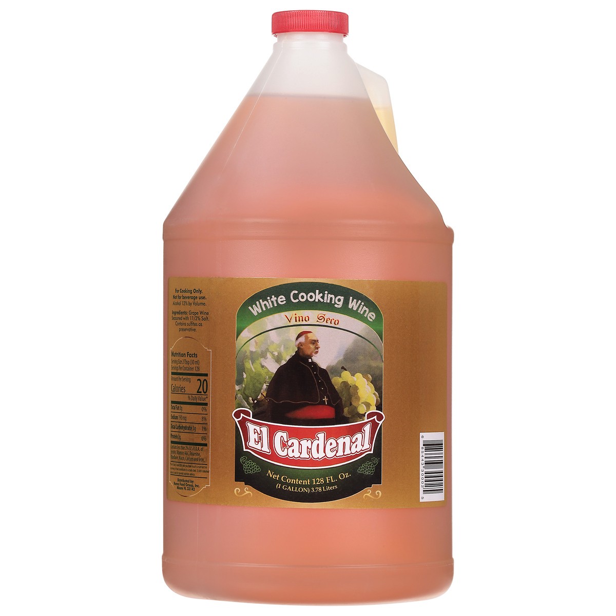 slide 11 of 13, El Cardenal White Cooking Wine 128 fl oz, 128 fl oz