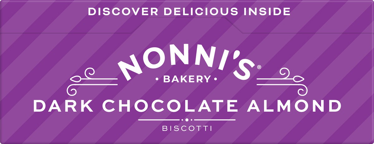 slide 7 of 8, Nonni's Dark Chocolate Almond Biscotti, 8 ct; 6.88 oz