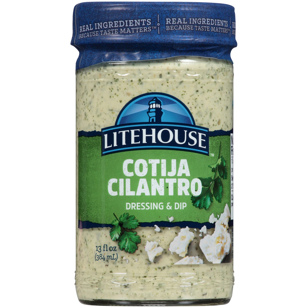 slide 3 of 9, Litehouse Cotija Cilantro Dressing & Dip 13 fl. oz. Jar, 