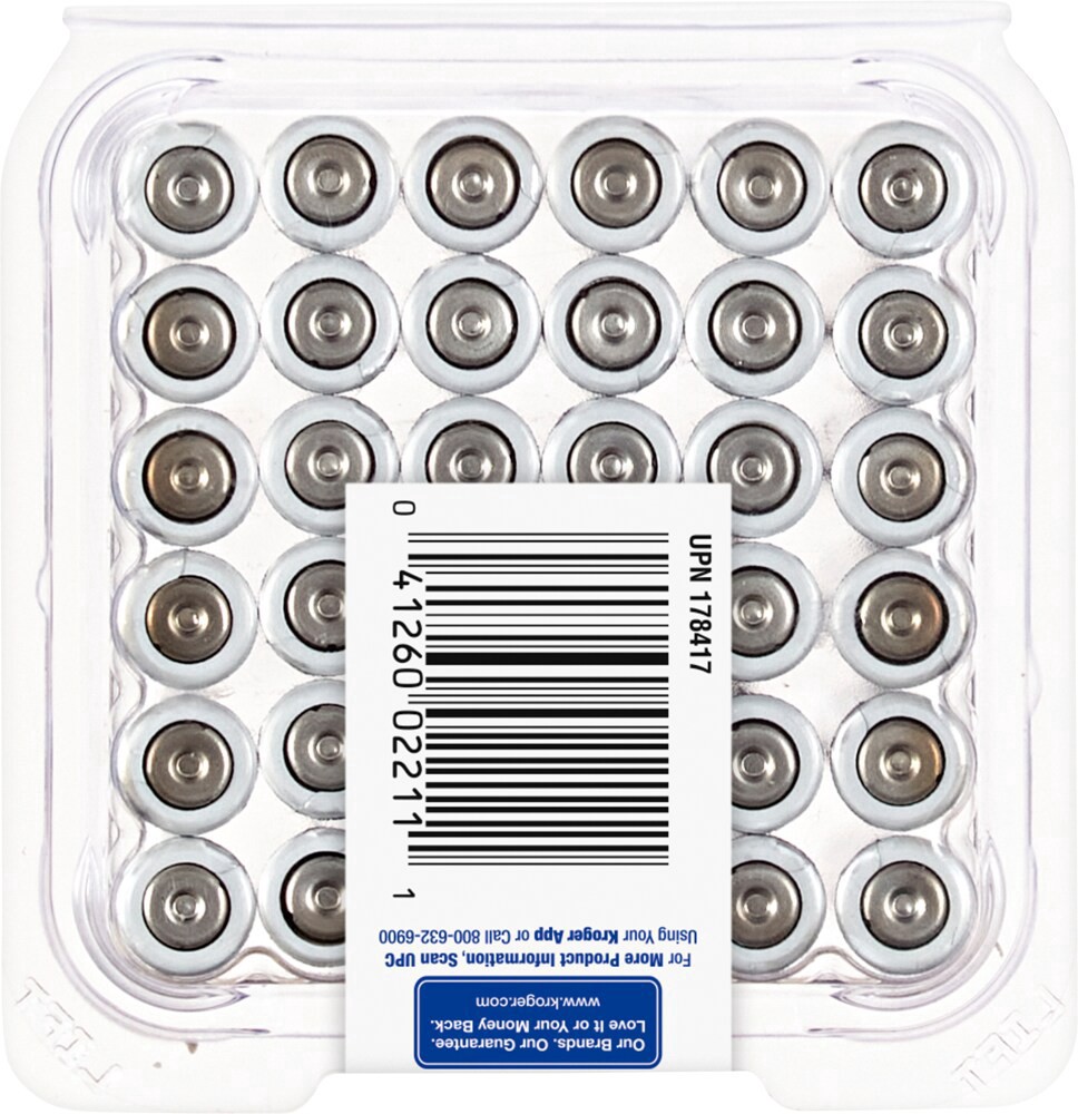 slide 3 of 3, Kroger Aaa Alkaline Batteries, 36 ct