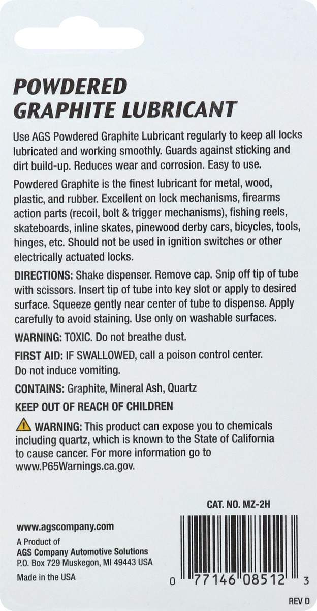 slide 7 of 7, AGS Lubricant 0.21 oz, 0.21 oz