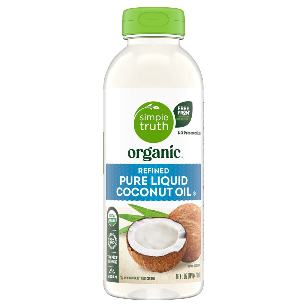 slide 2 of 4, Simple Truth Organic Liquid Coconut Oil, 16 fl oz