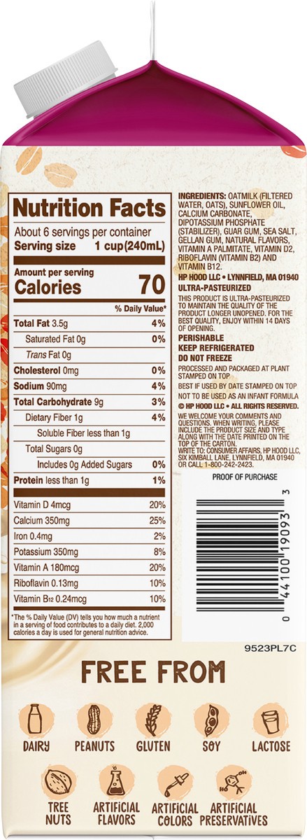 slide 7 of 15, Planet Oat Unsweetened Extra Creamy Oatmilk- 52 fl oz, 52 fl oz