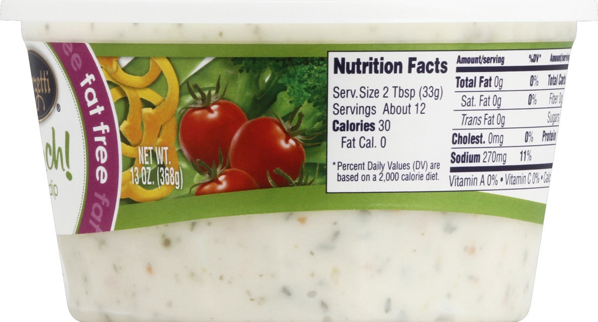 slide 7 of 8, Marzetti Fat Free Ranch Veggie Dip, 13 fl oz