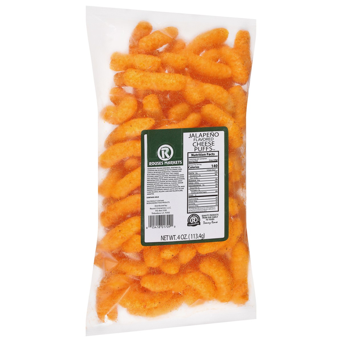 slide 5 of 11, Rouses Markets Jalapeno Flavored Cheese Puffs 4 oz, 4 oz