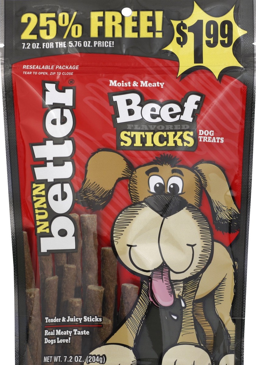 slide 2 of 3, Nunn Better Beef Sticks, 7.2 oz