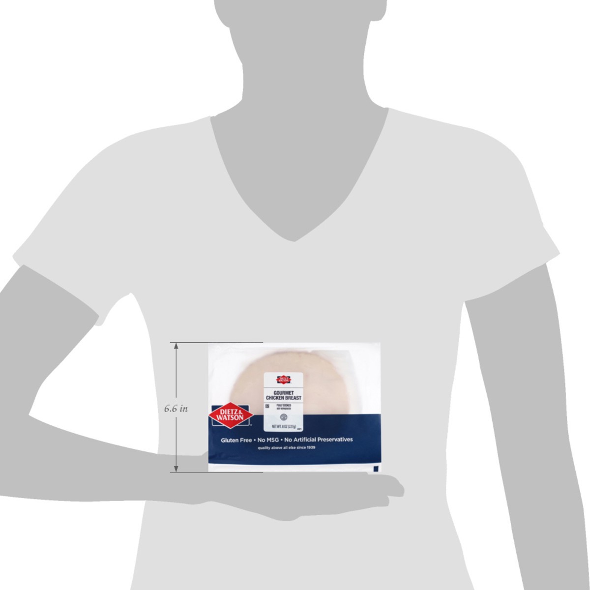 slide 3 of 15, Dietz & Watson Gourmet Chicken Breast 8 oz, 8 oz