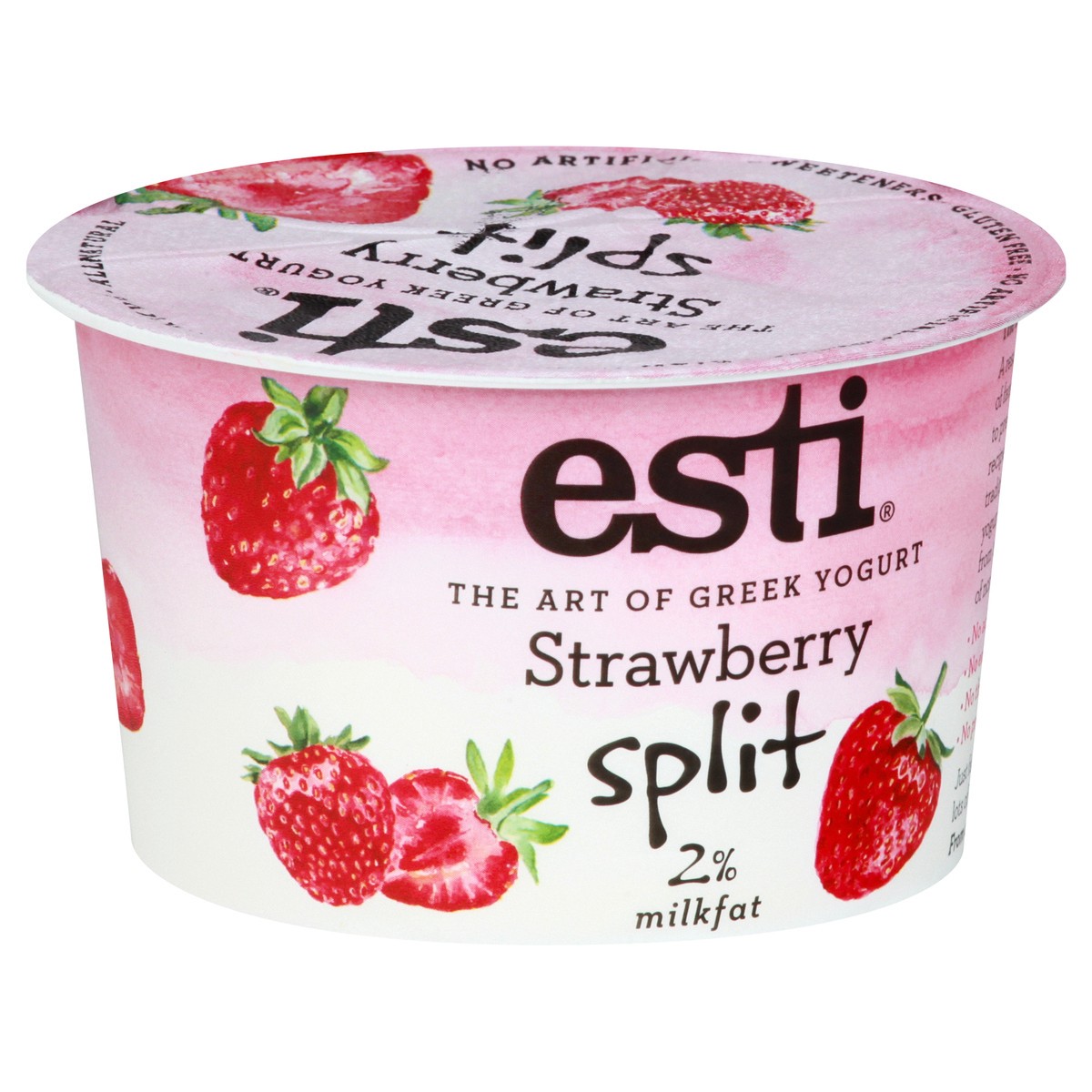 slide 4 of 13, esti Split Strawberry Yogurt 5.3 oz, 5.3 oz