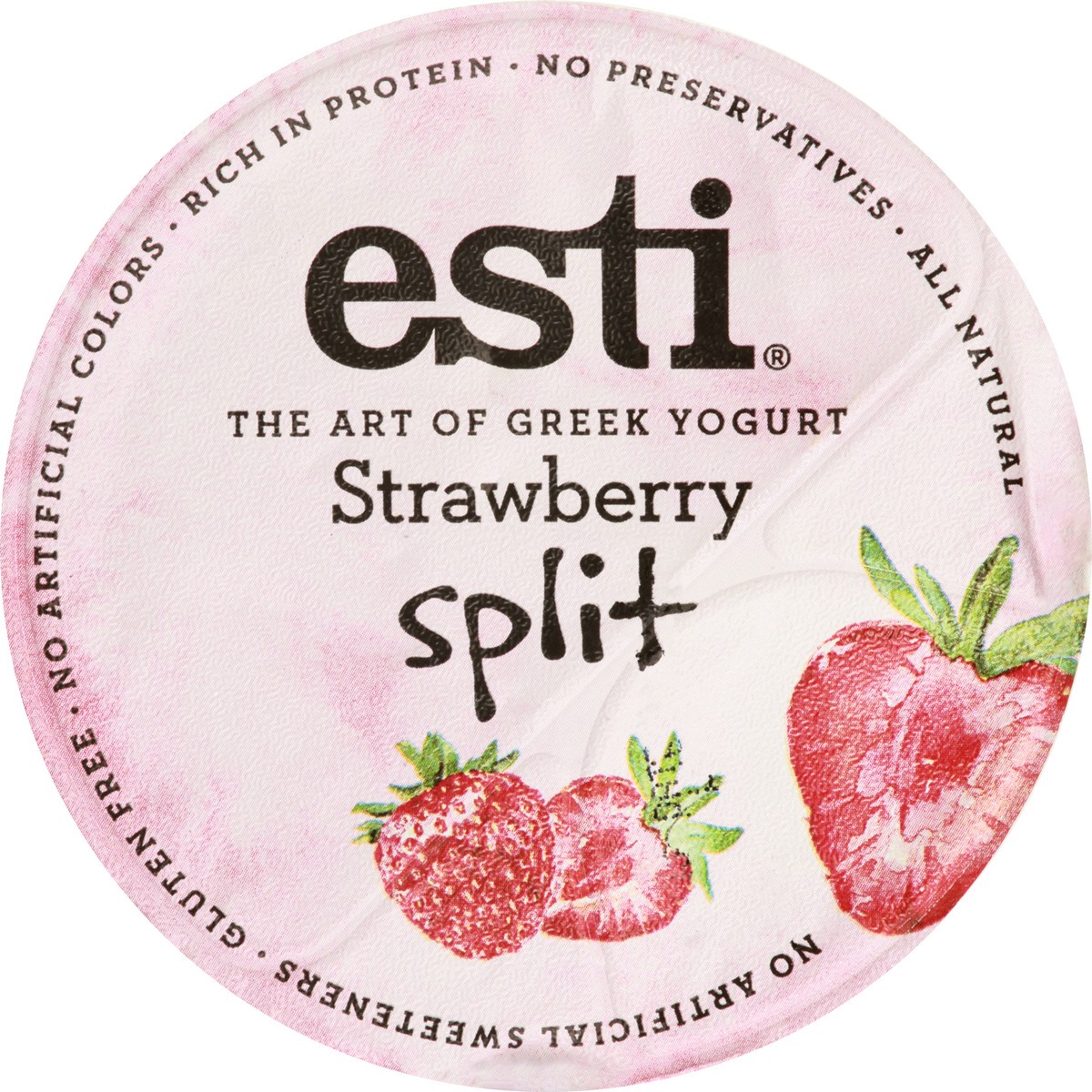 slide 8 of 13, esti Split Strawberry Yogurt 5.3 oz, 5.3 oz