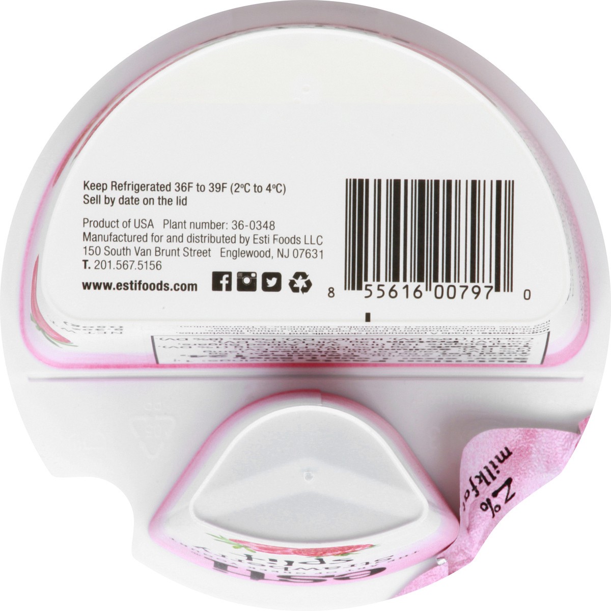 slide 10 of 13, esti Split Strawberry Yogurt 5.3 oz, 5.3 oz