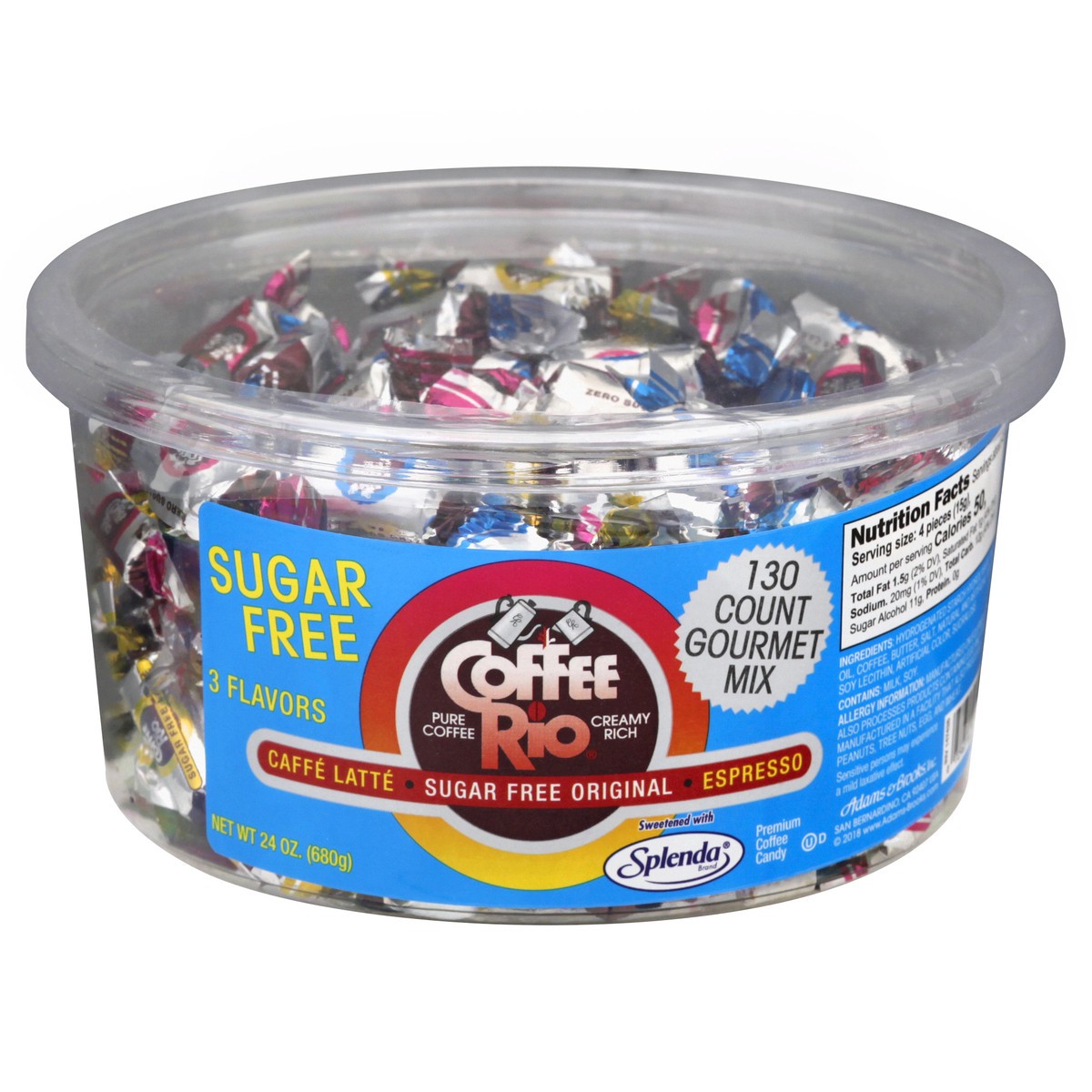slide 13 of 13, Coffee Rio Premium Sugar Free Coffee Candy - 130 ct, 130 ct