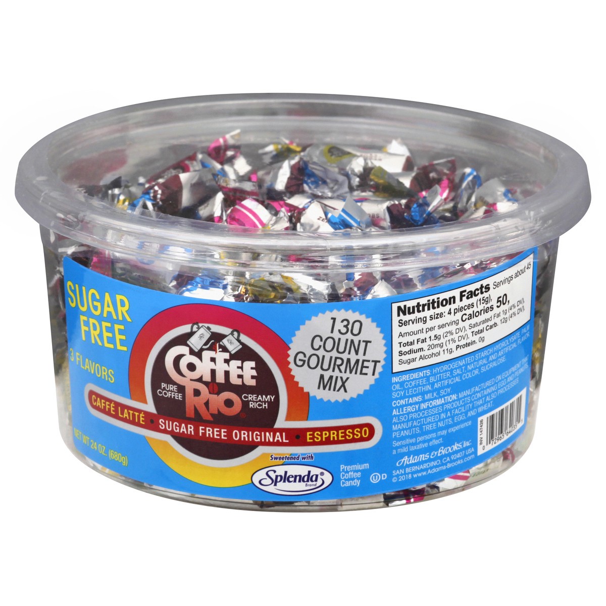 slide 5 of 13, Coffee Rio Premium Sugar Free Coffee Candy - 130 ct, 130 ct