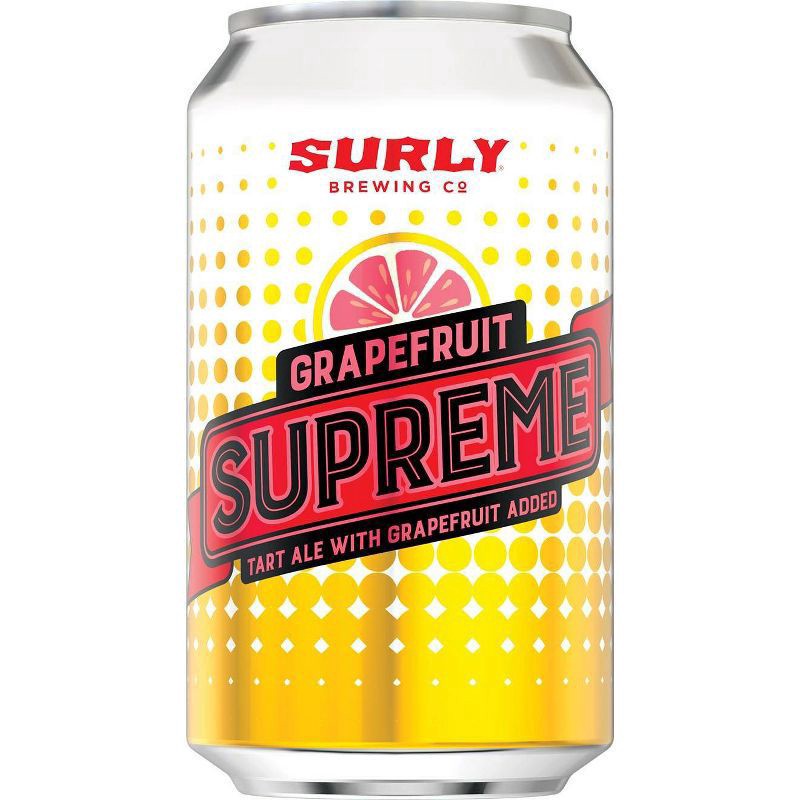 slide 2 of 3, Surly Brewing Co. Grapefruit Supreme Tart Ale - 6pk / 12 fl oz Cans, 6 ct; 12 fl oz