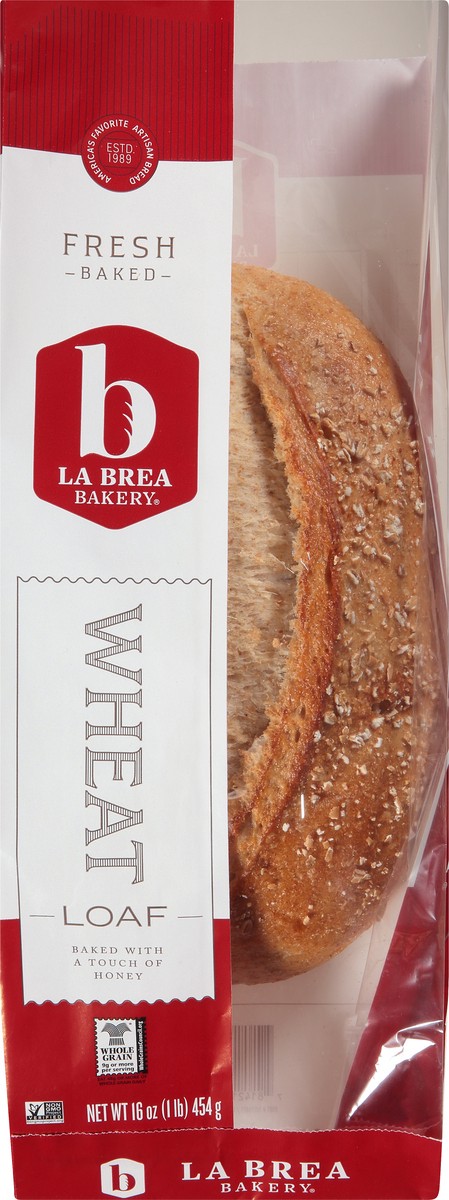 slide 1 of 11, La Brea Bakery Wheat Loaf 16 oz, 16 oz