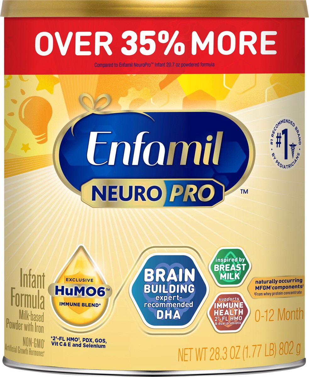 slide 8 of 8, Enfamil NeuroPro Triple Prebiotic Immune Blend Ready-to-use Baby Formula, 28.3 oz