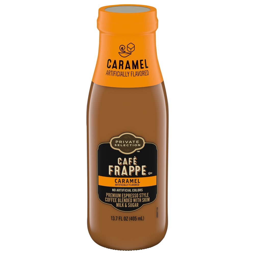 slide 2 of 2, Private Selection Cafe Frappe Caramel, 13.7 fl oz