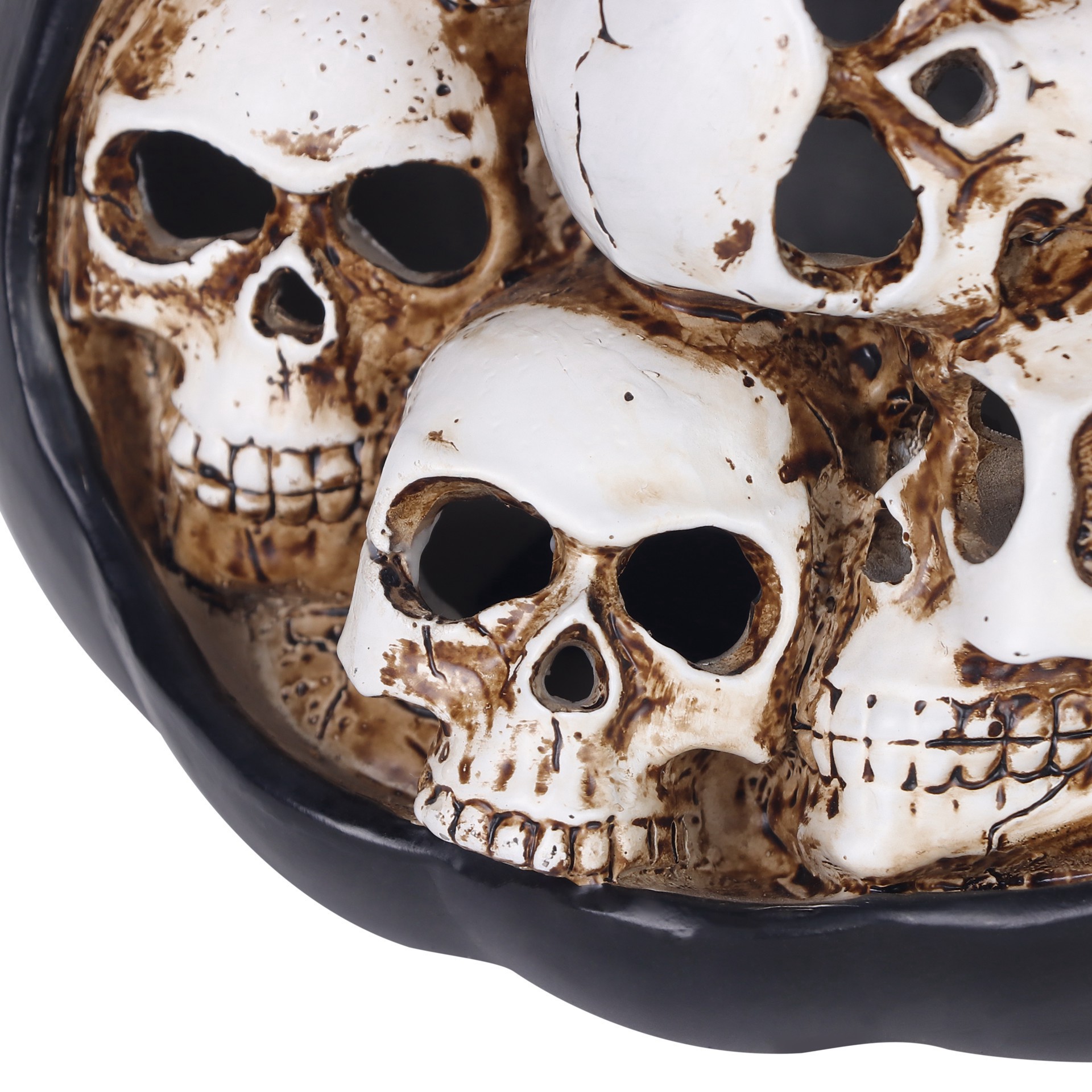 slide 8 of 10, 5.75" Skull Pumpkin Led Tabletop Accent By Ashland, 5.75 in