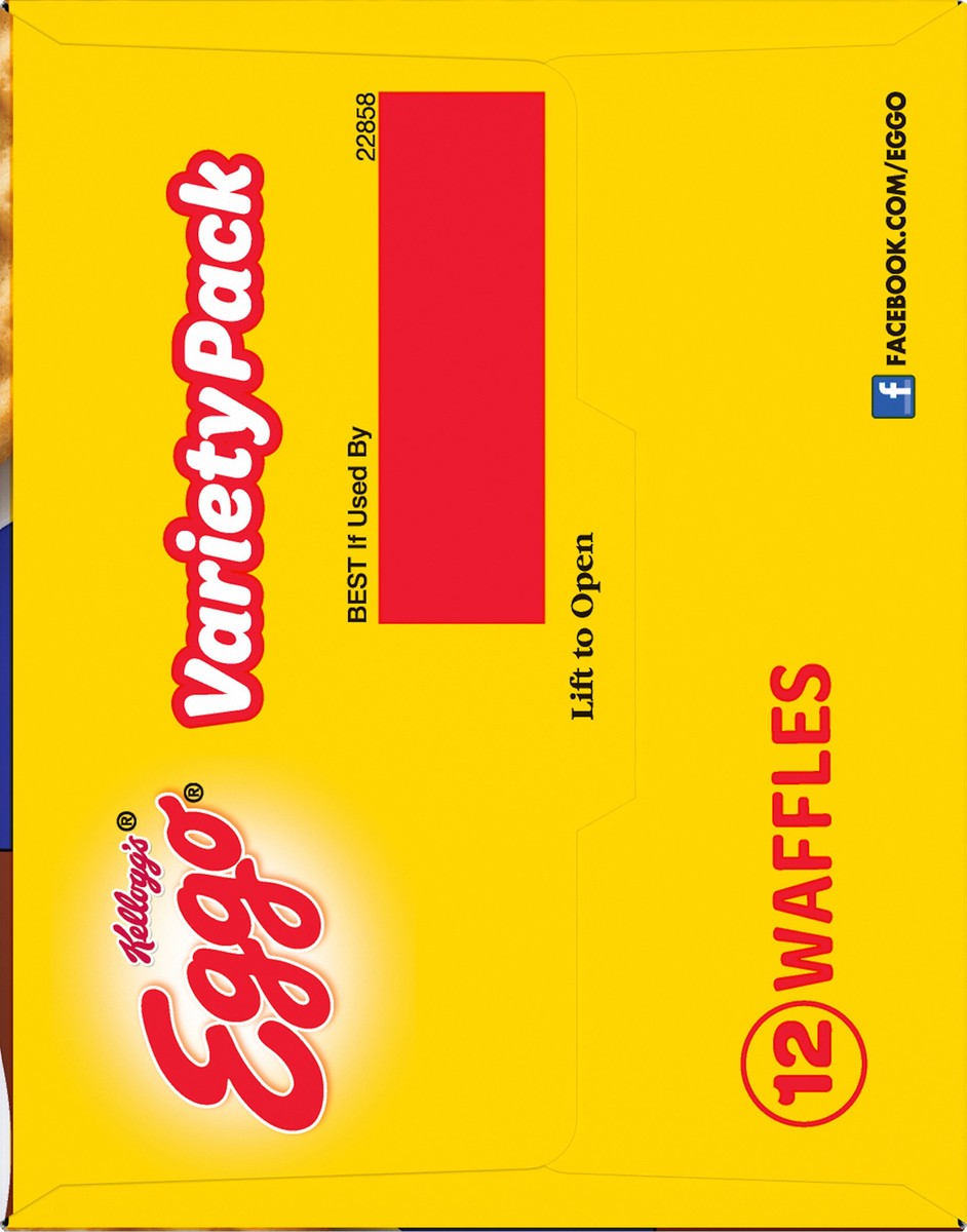 slide 5 of 7, Eggo Frozen Waffles, Variety Pack, 14.8 Oz, Box, Frozen, 14.8 oz