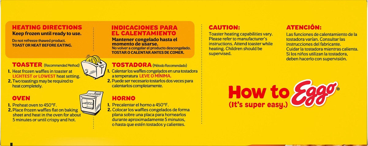 slide 4 of 7, Eggo Frozen Waffles, Variety Pack, 14.8 Oz, Box, Frozen, 14.8 oz
