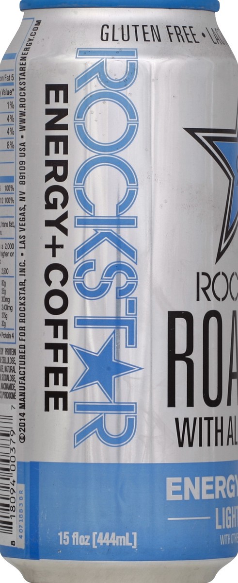 slide 4 of 4, Rockstar Energy + Coffee 15 oz, 15 oz