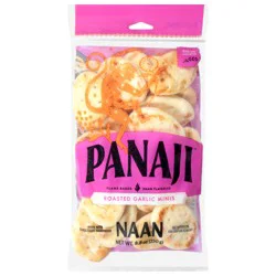 Panaji Roasted Garlic Naan Minis - 8.8 oz