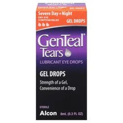 GenTeal Tears Severe Day + Night Gel Drops 0.3 fl oz