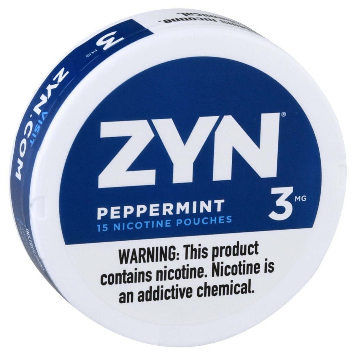 slide 2 of 10, Zyn Peppermint 3Mg Nicotine Pouches 15Ct, 