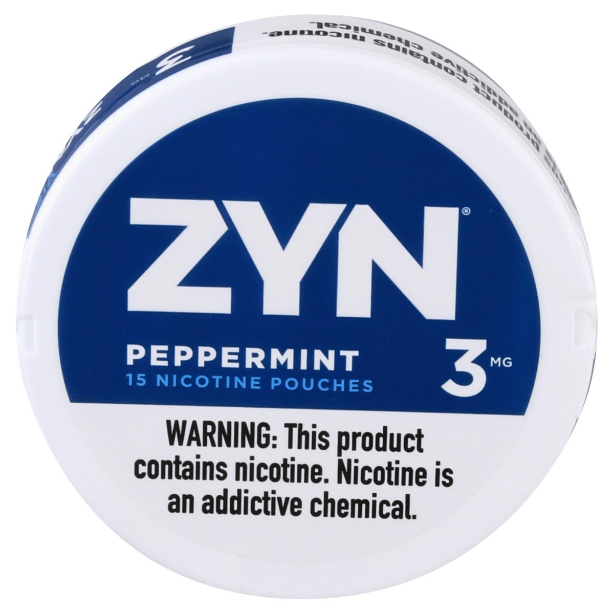 slide 1 of 10, Zyn Peppermint 3Mg Nicotine Pouches 15Ct, 15 ct
