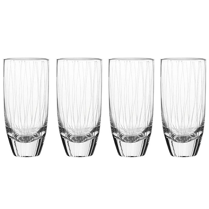 slide 1 of 1, Qualia Breeze Highball Glasses, 4 ct