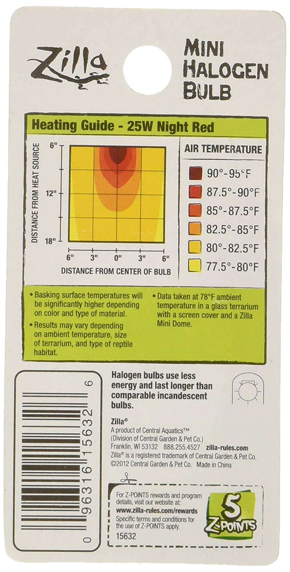 slide 7 of 8, Zilla Light & Heat Mini Halogen Bulbs Night Red 25 Watts, 1 ct