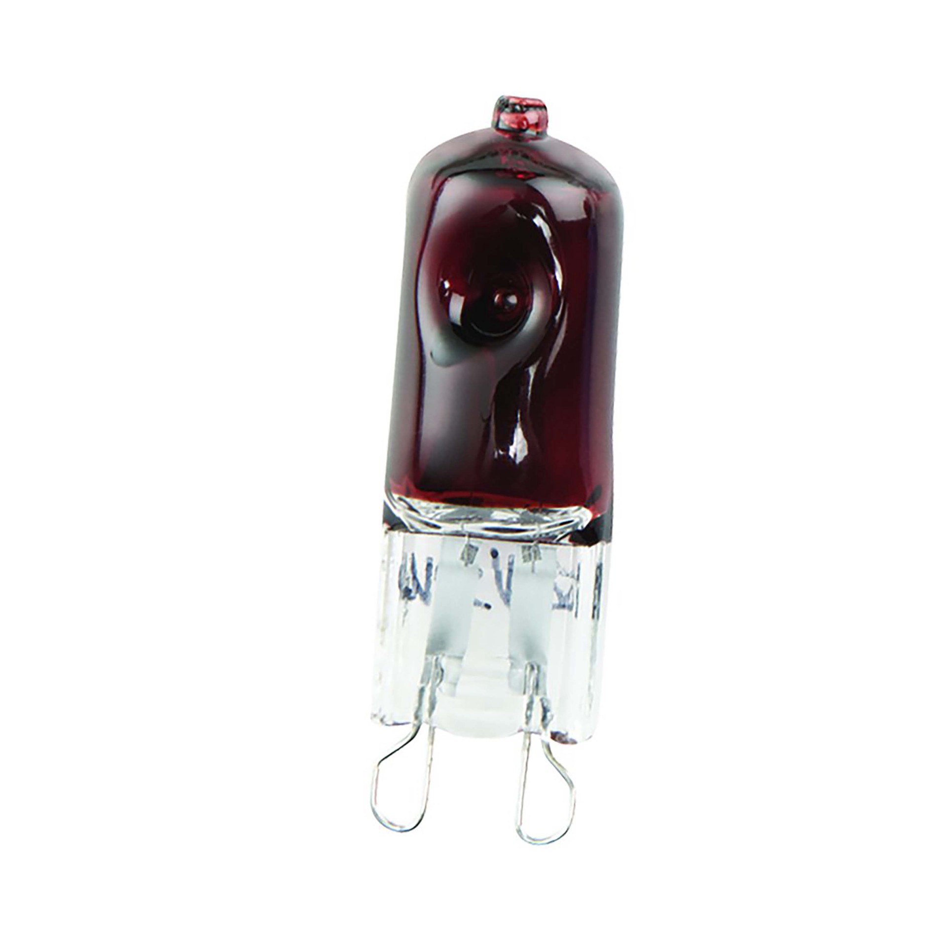 slide 5 of 8, Zilla Light & Heat Mini Halogen Bulbs Night Red 25 Watts, 1 ct